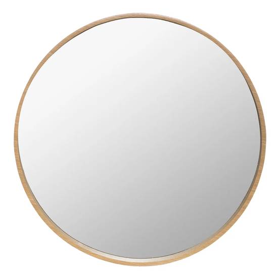 Miroir mural Bois MDF Beige D 68 cm P 6,8 cm – ATMOSPHERA