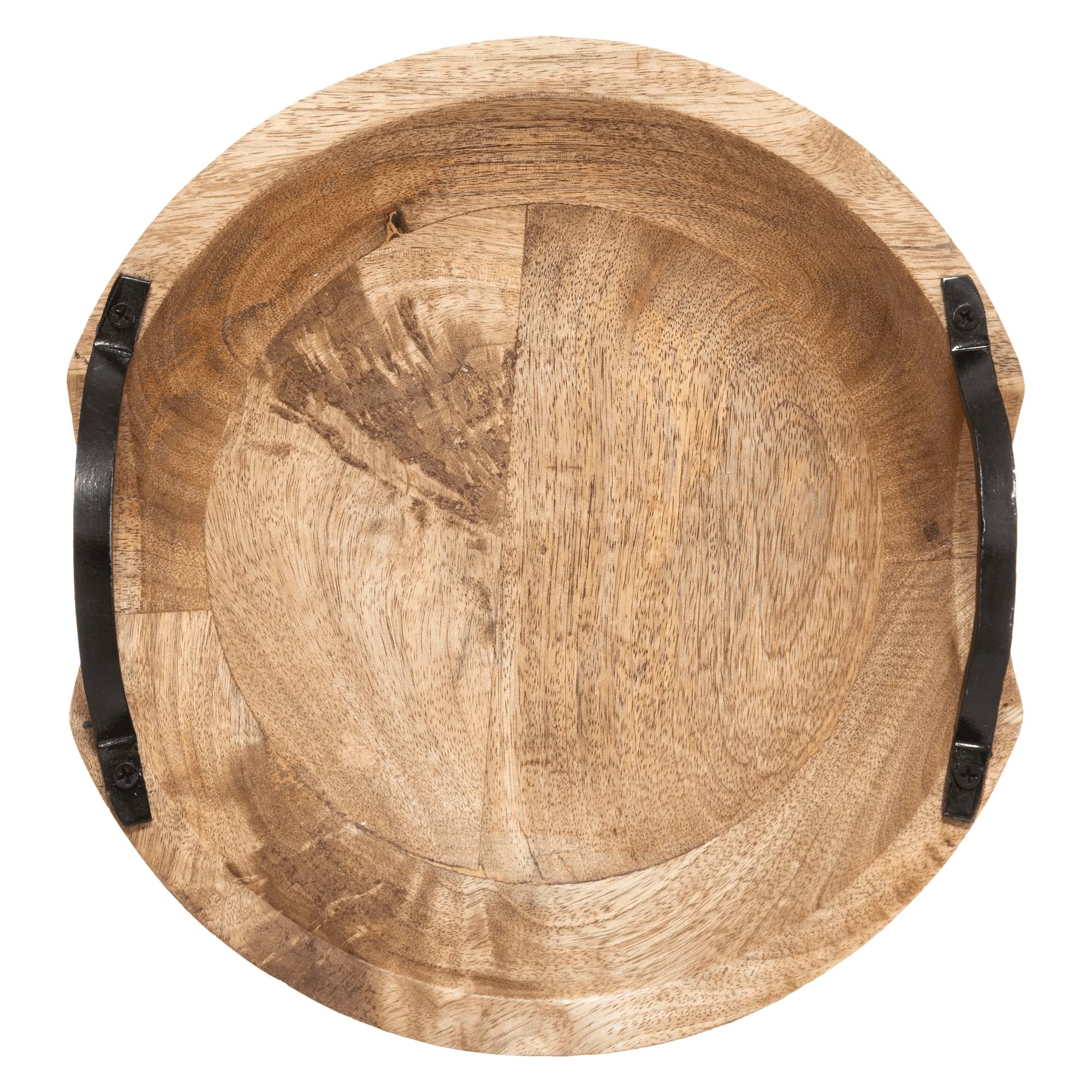 Coupe déco 2 anses bois de manguier - ATMOSPHERA - Image 2