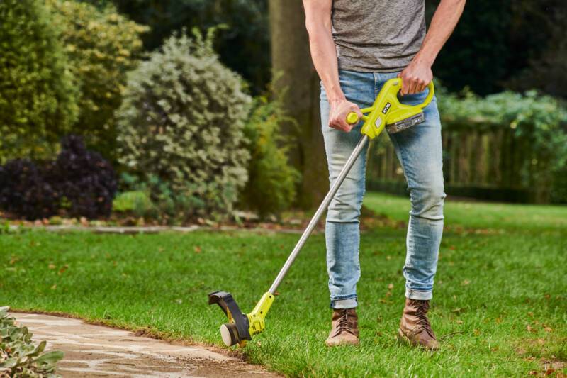 Ryobi - Coupe/Dresse-bordures sans fil  18 V batterie et chargeur inclus Ø 23 cm RY18LT23A - RYOBI - Imagen 6