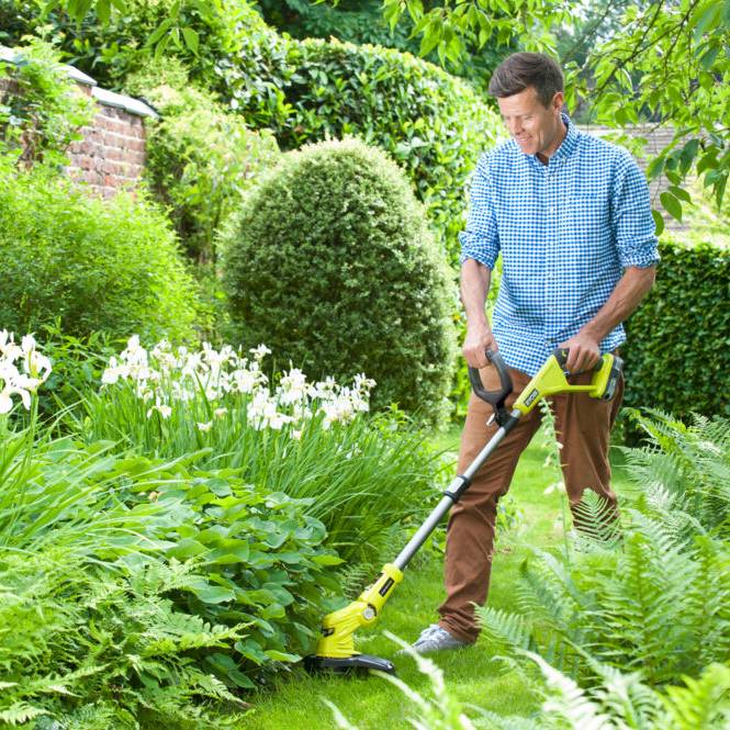 Ryobi - Coupe-bordures télescopique Ø fil 1 x 1.6 mm Ø coupe 25-30 cm 18V polyvalent - Ryobi - Image 7