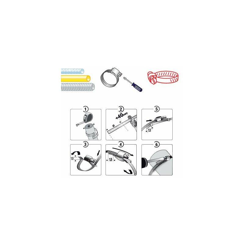 Kit collier de serrage inox - BOUTTÉ - Image 2