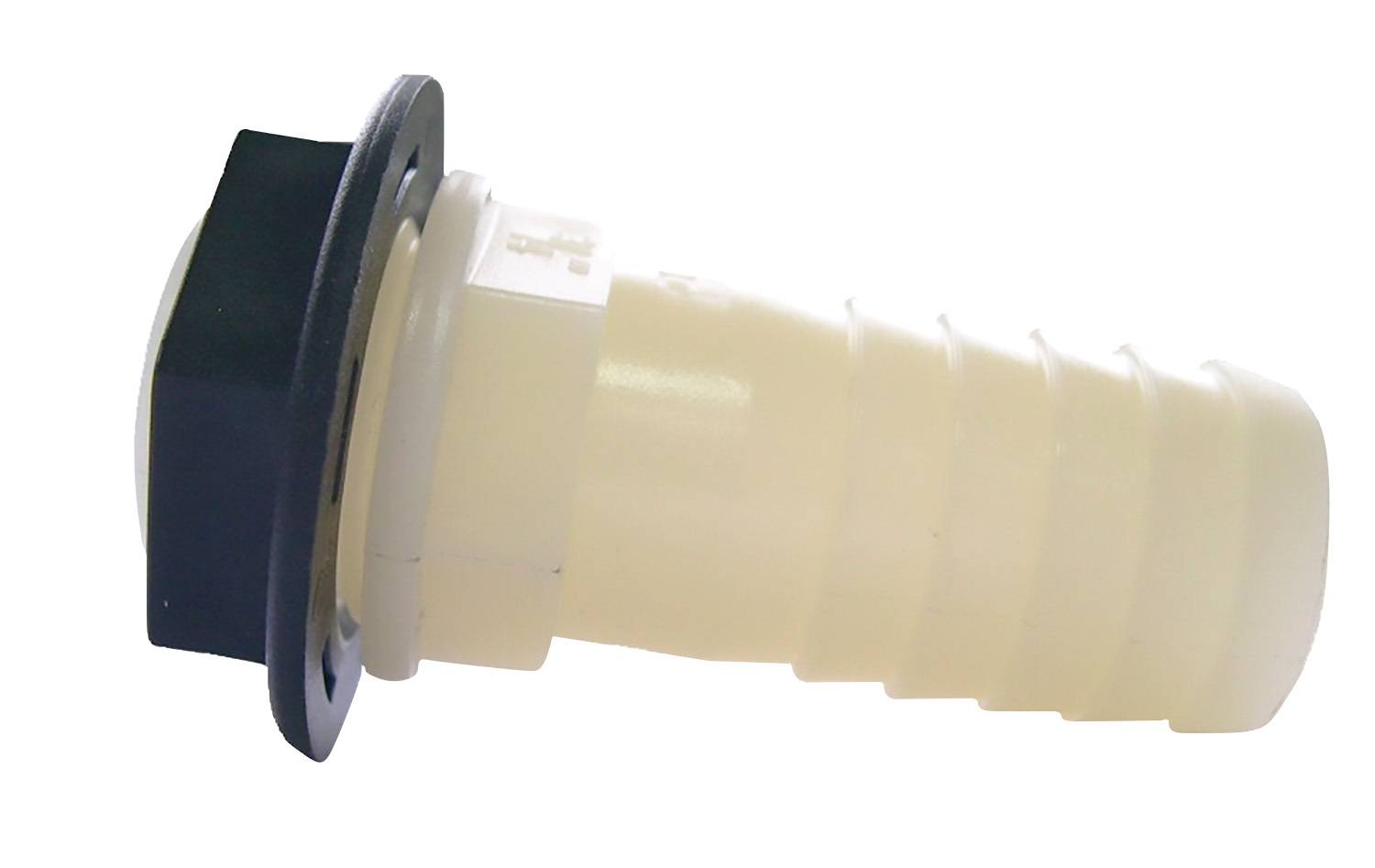 Embout polyamide pour tuyau Ø25, embout mâle 20x27 avec contre-écrou femelle 20x27 et joint Boutté