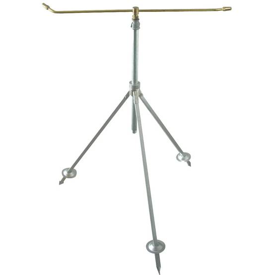 Arroseur rotatif trépied laiton gris réglable 70-110 cm - BOUTTÉ