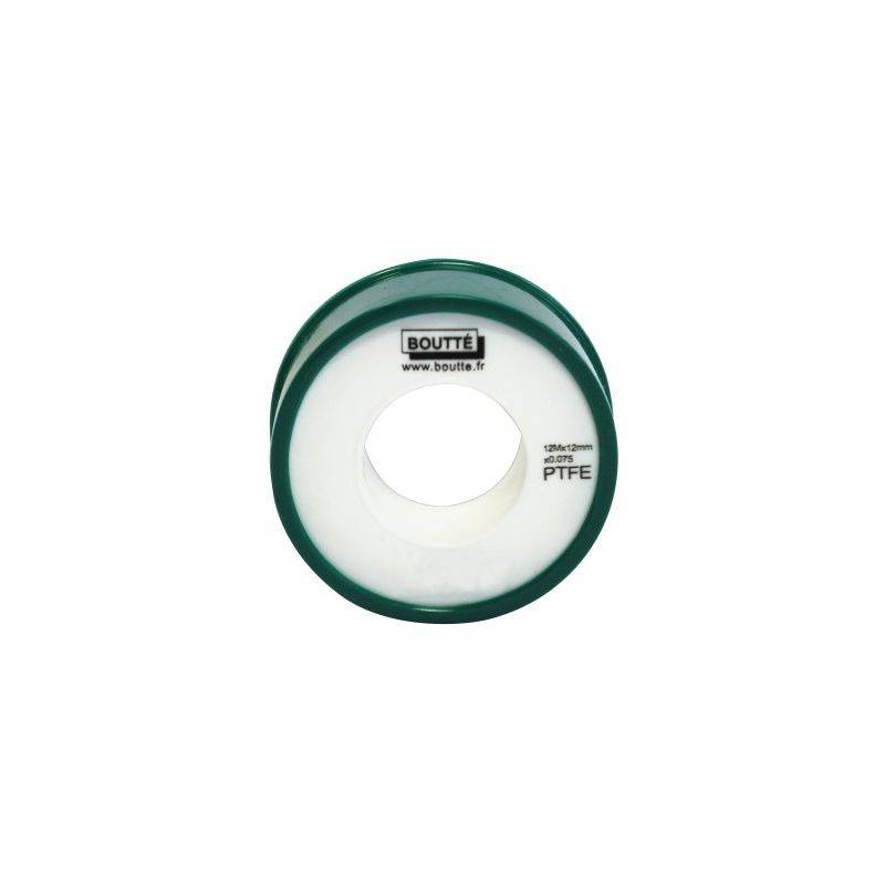 Ruban Téflon PTFE 12 m x 12 mm - BOUTTÉ