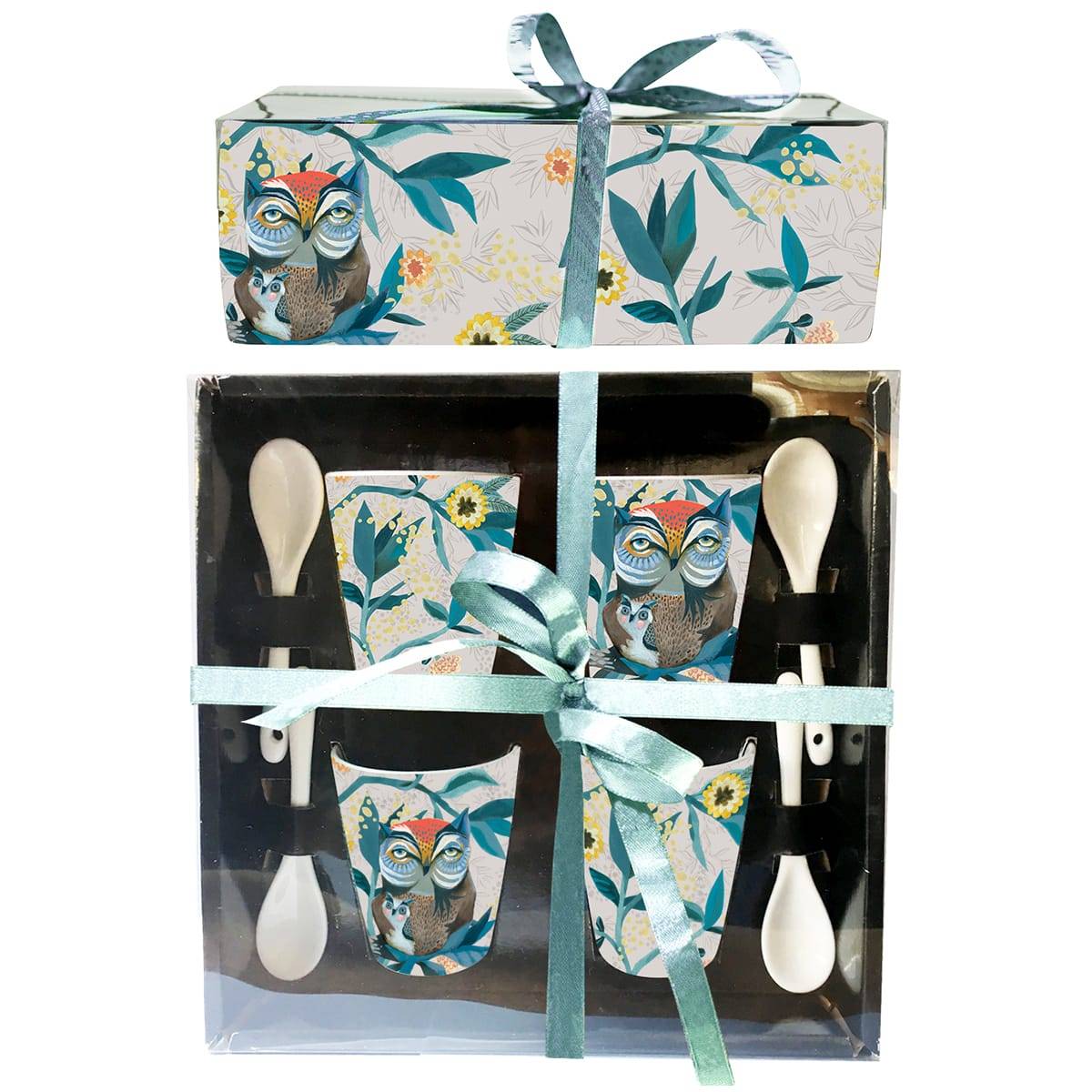 Coffret de 4 gobelets expresso céramique beige – ALLEN DESIGNS