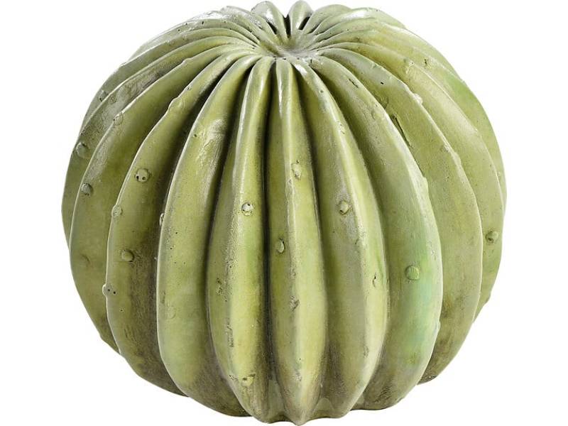 Cactus boule béton Ciré Teinté H 23 cm - W.HAIRIE