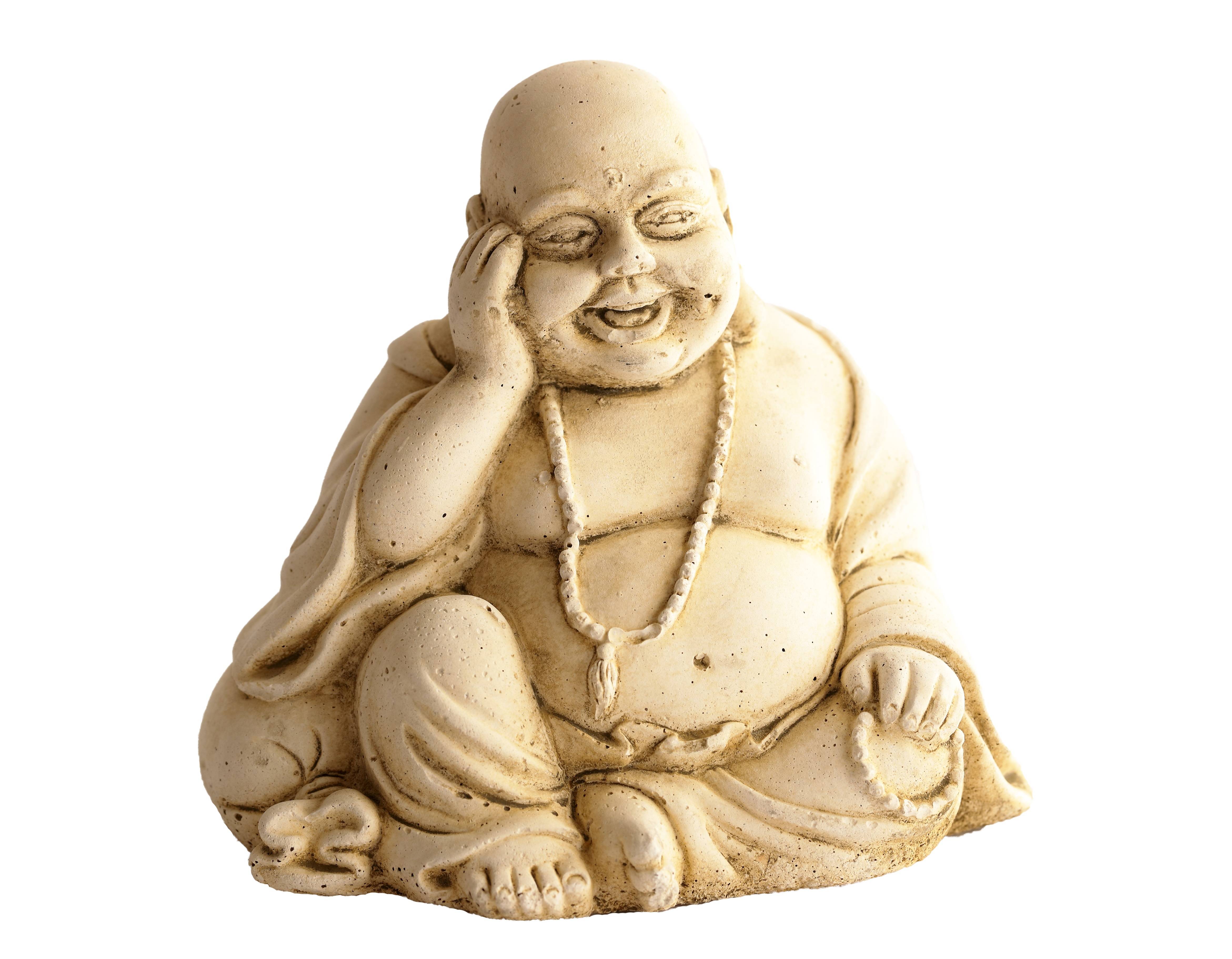Mini statue Bouddha chinois au bracelet l.15 x P.10 x H.14 cm
