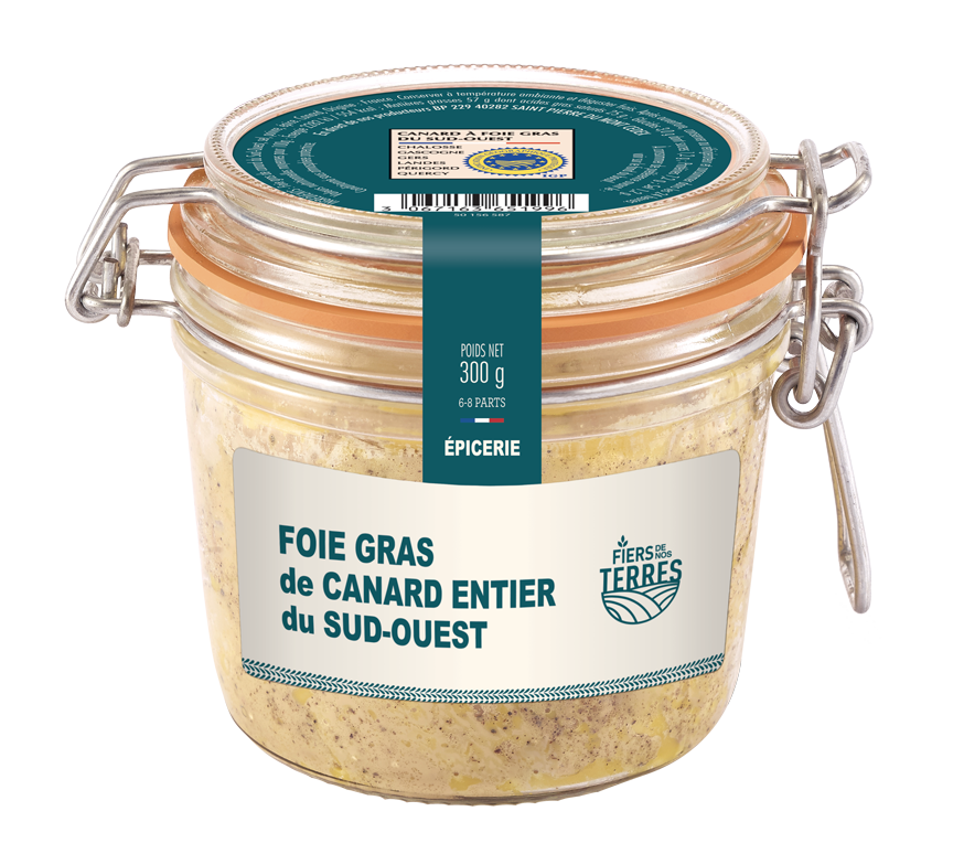 Fiers de nos terres - Foie gras de pato entero del Suroeste IGP Fiers de Nos Terres