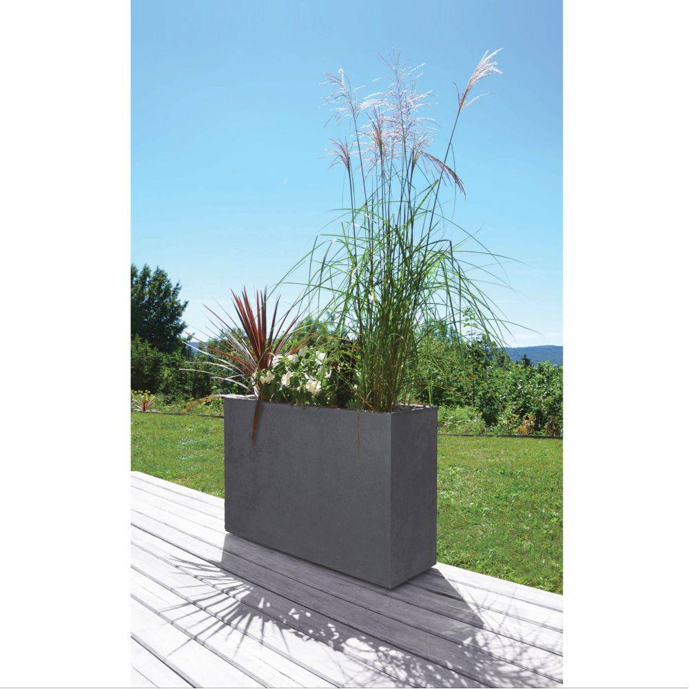 Muret étroit résine gris anthracite - EDA - Imagen 3