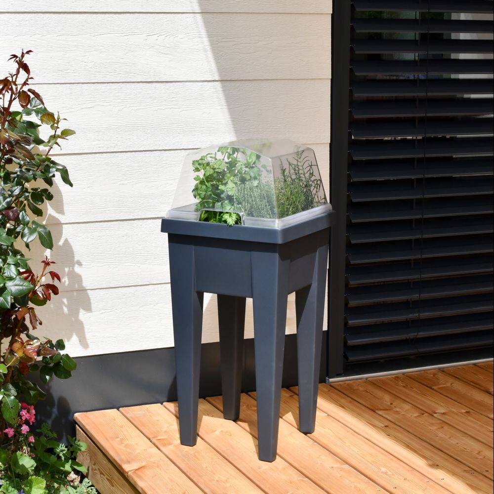 EDA Plastiques - Cloche pour petite table de culture Carré potager sur pied - Image 2