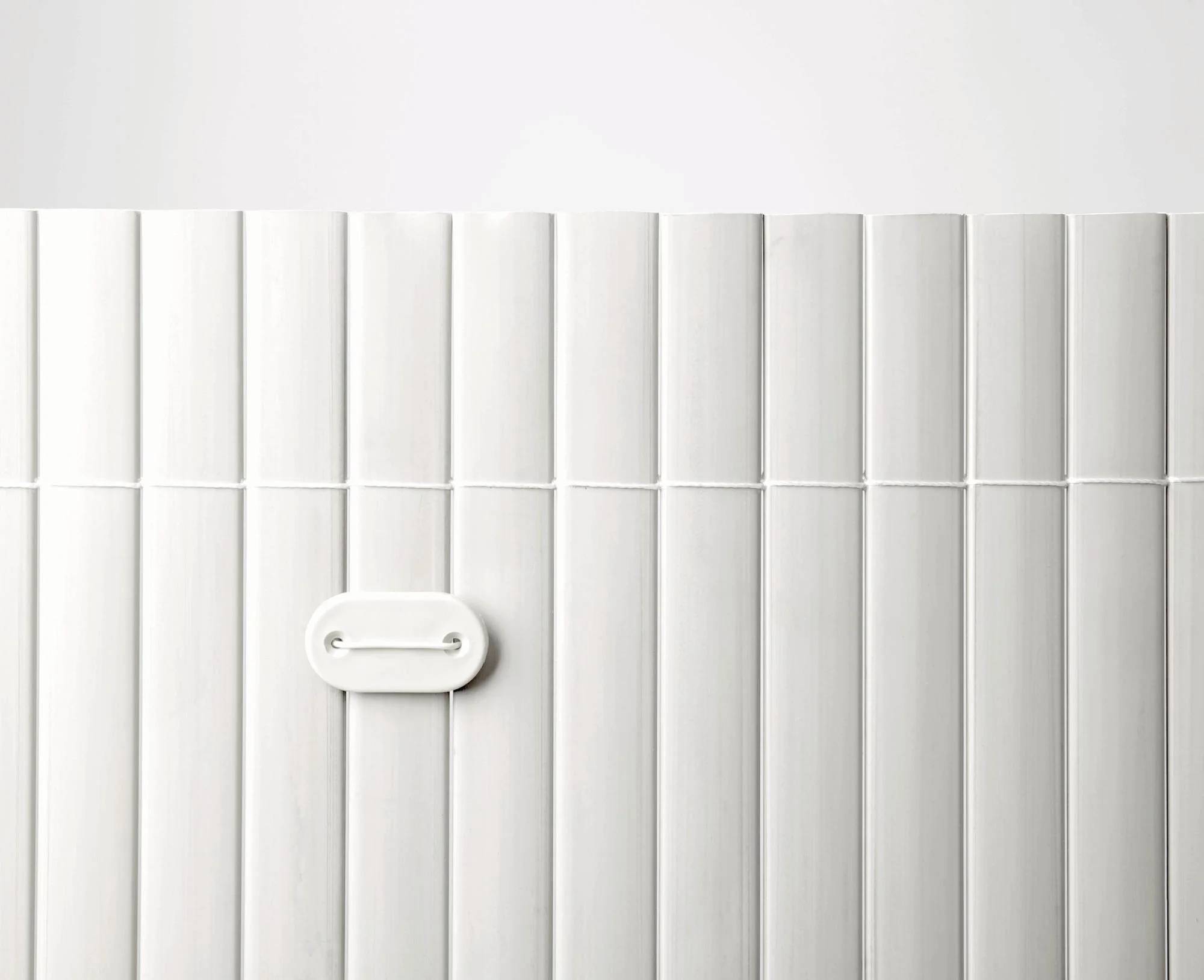 Kit de montage pour canisse PVC polyéthylène blanc 15 cm - - Imagen 1