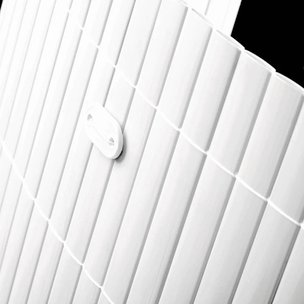 Kit de montage pour canisse PVC polyéthylène blanc 15 cm - - Image 2