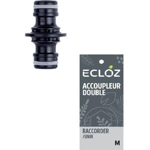 Ecloz - Accoupleur double mâle plastique – ECLOZ - Imagen 2