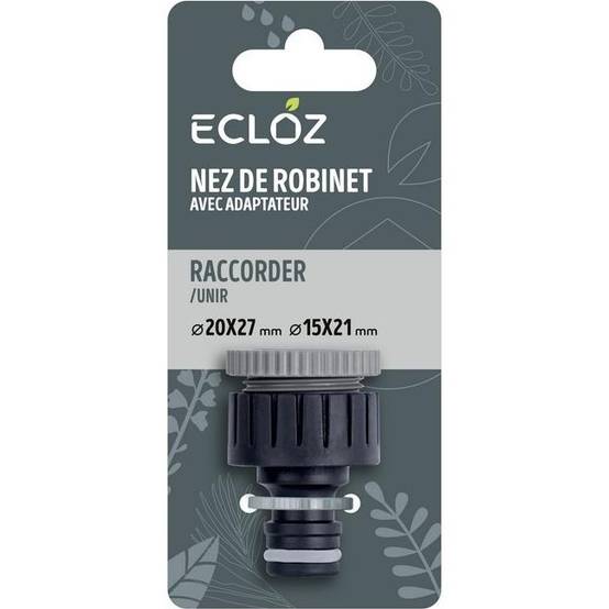 Ecloz - Nez robinet 20x27 adaptateur 15x21 - ECLOZ - Image 2