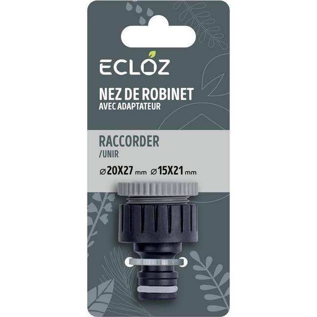 Ecloz - Nez robinet 20x27 adaptateur 15x21 - ECLOZ - Imagen 2