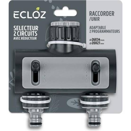 Ecloz - Sélecteur 2 circuits avec réducteur d'eau 20x27 / 26x34 - ECLOZ - Image 2