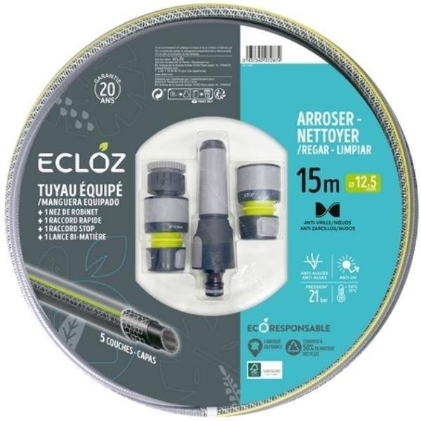 Ecloz - Tuyau 5 couches 12,5 mm x 15 m – ECZECLOZ - Imagen 2