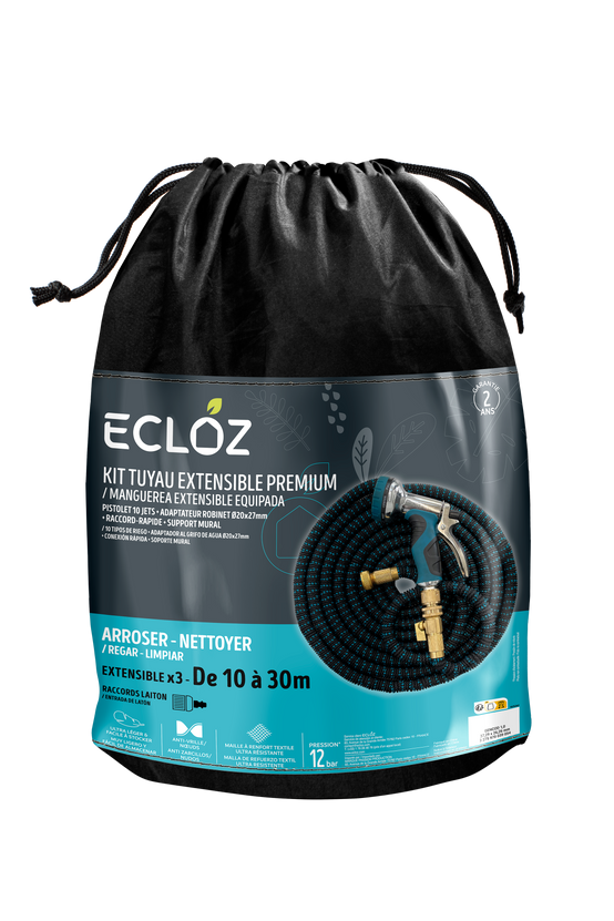 Ecloz - Tuyau d'arrosage extensible 30m - ECLOZ - Image 2