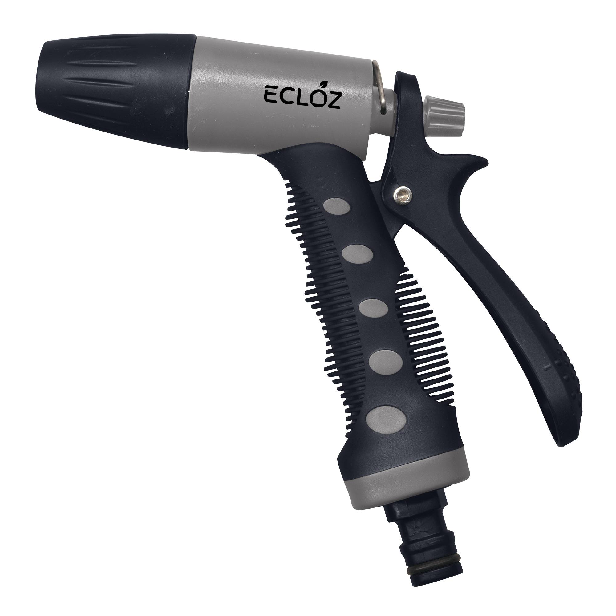 Ecloz - Pistolet d'arrosage en plastique ECLOZ - Jet réglable droit/évasé - Imagen 1
