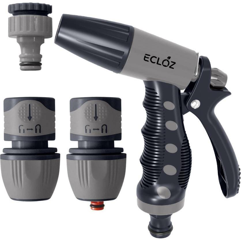 Ecloz - Ecloz - Kit pistolet jet réglable avec raccord universel - Imagen 3