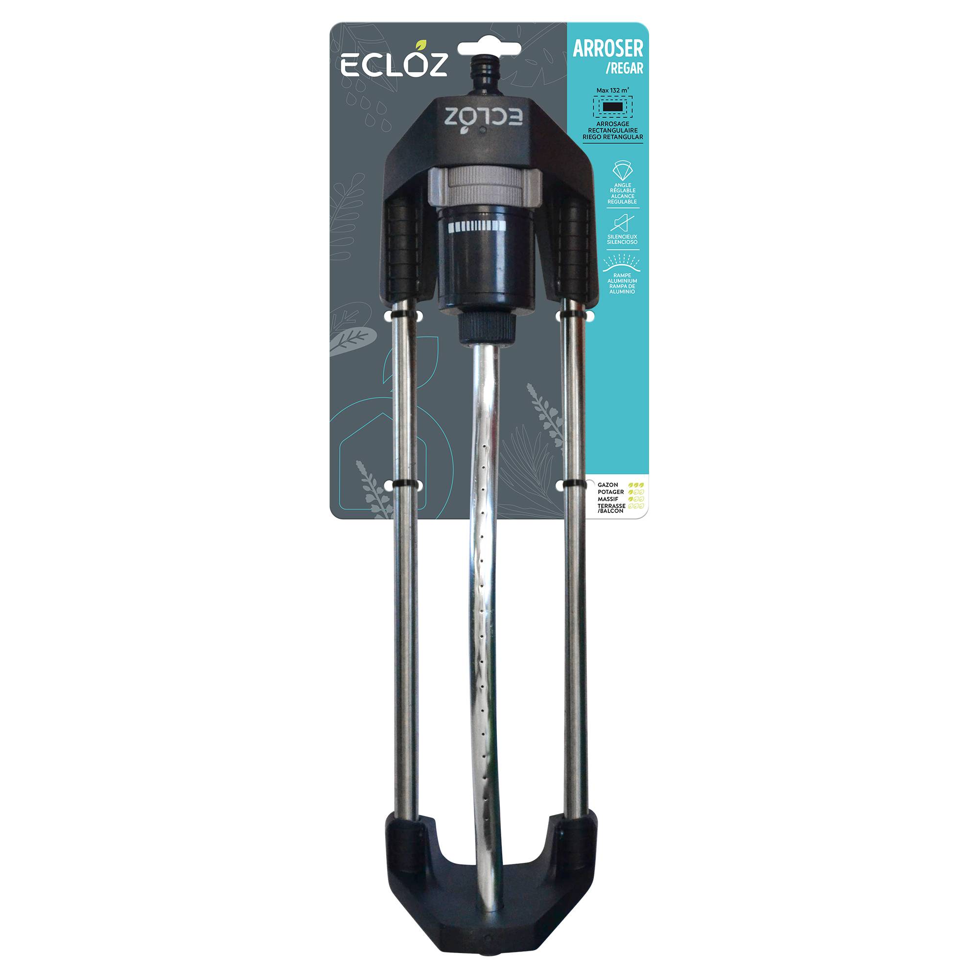 Ecloz - Arroseur oscillant moyenne surface ECLOZ - 132 m²