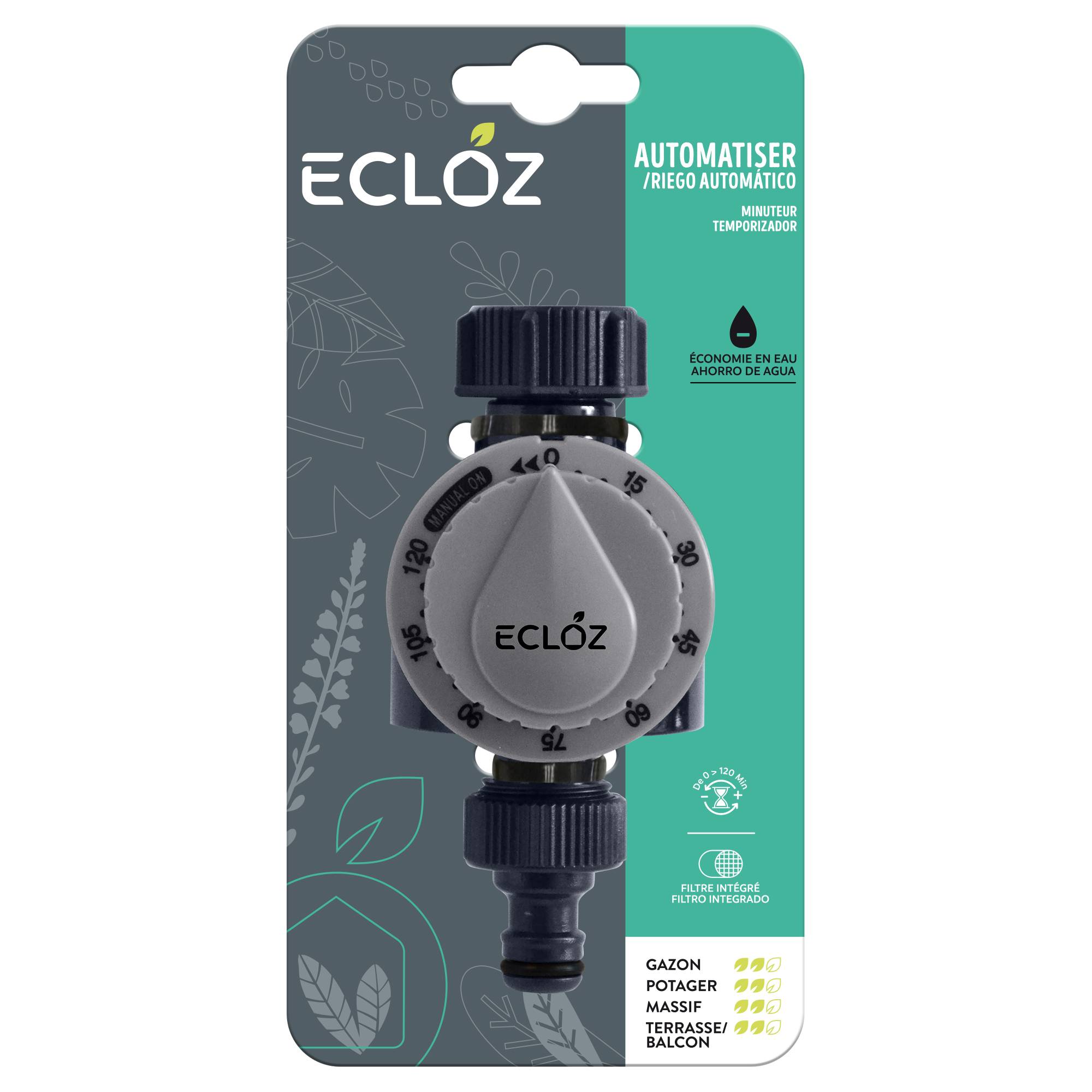 Ecloz - Minuterie d'arrosage ECLOZ - 1 voie - Imagen 1