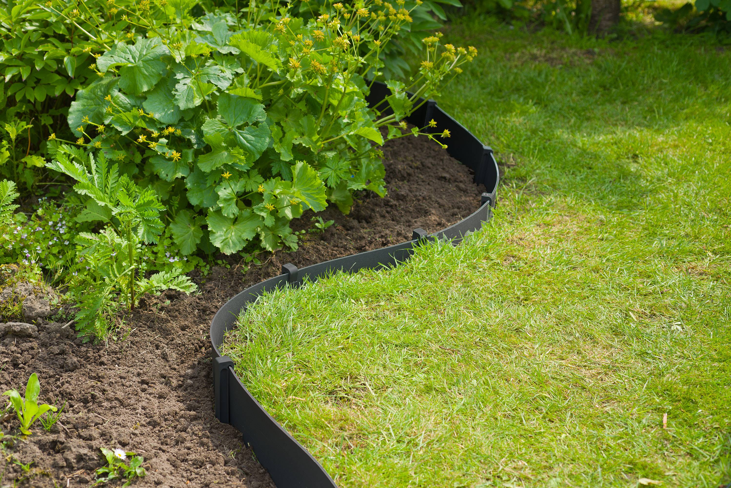 Bordure de jardin PE recyclé noir - NATURE - Image 2