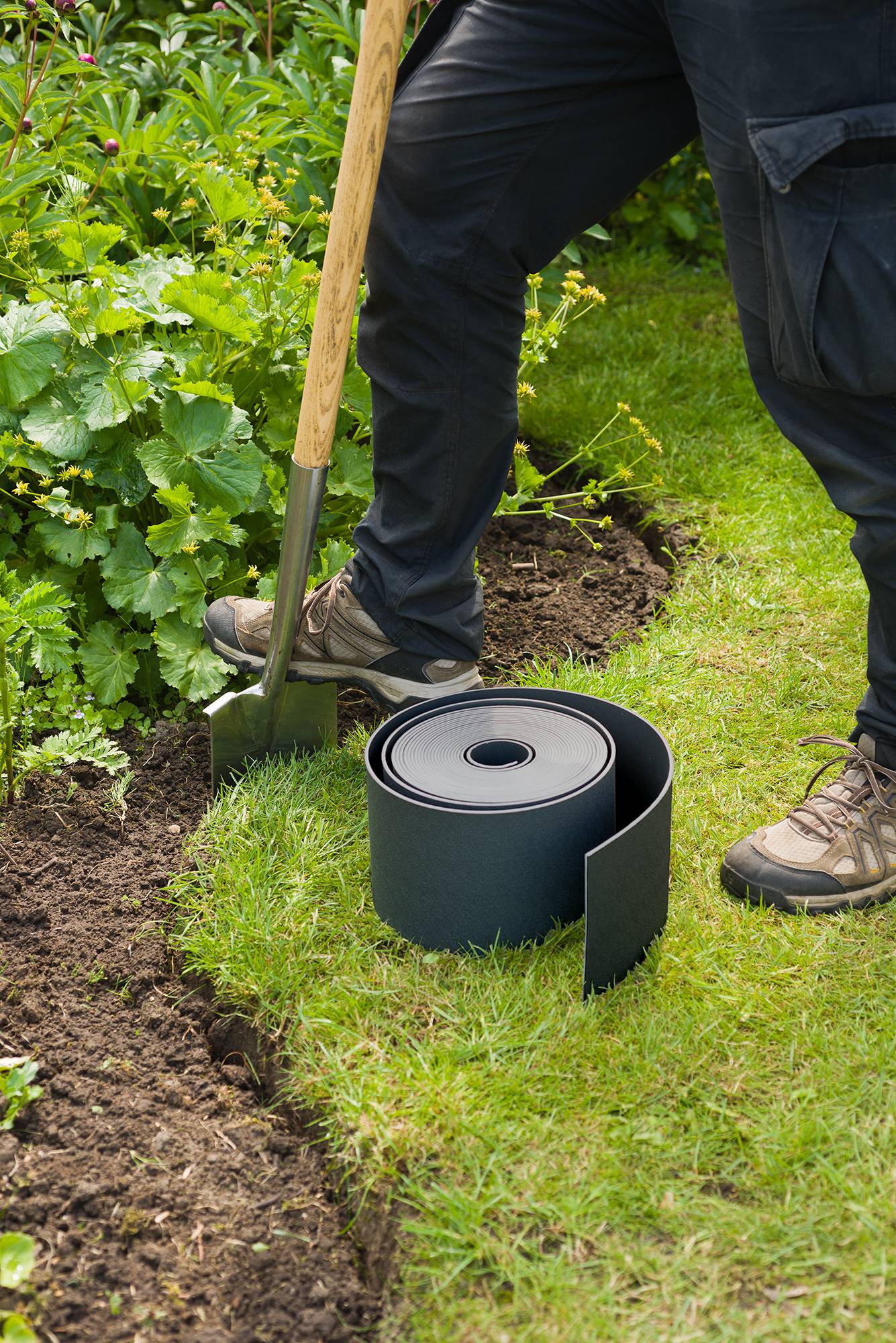 Bordure de jardin PE recyclé Noir – NATURE - Image 5