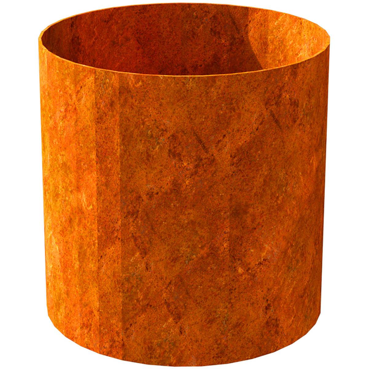 Cerland - Pot À Fleurs Rond Acier Corten Ø 11 cm H 11 cm – Cerland - Image 1