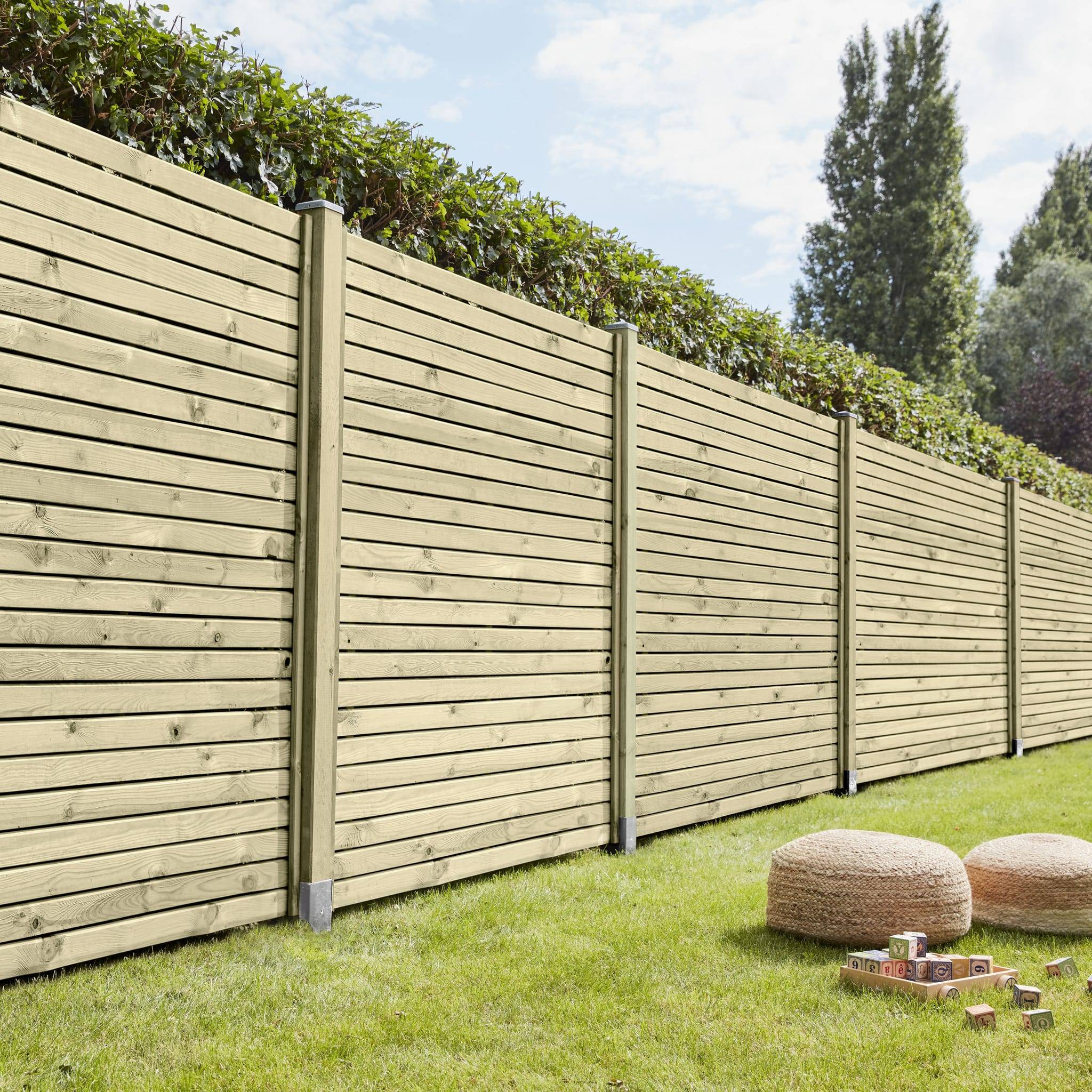 Cerland - Panneau En Kit Bois Naturel L 176 cm H 180 cm - Cerland - Imagen 4