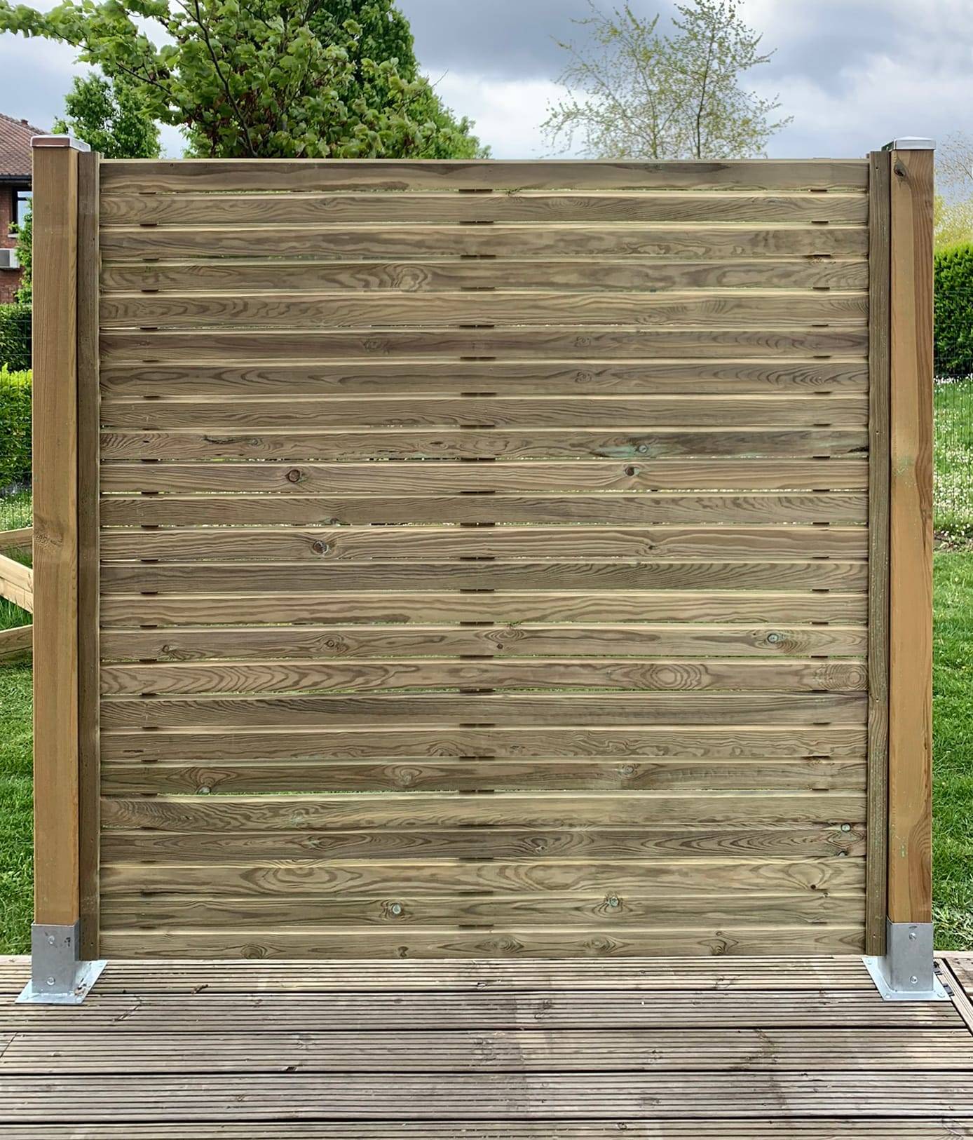 Cerland - Panneau En Kit Bois Naturel L 176 cm H 180 cm - Cerland - Imagen 2