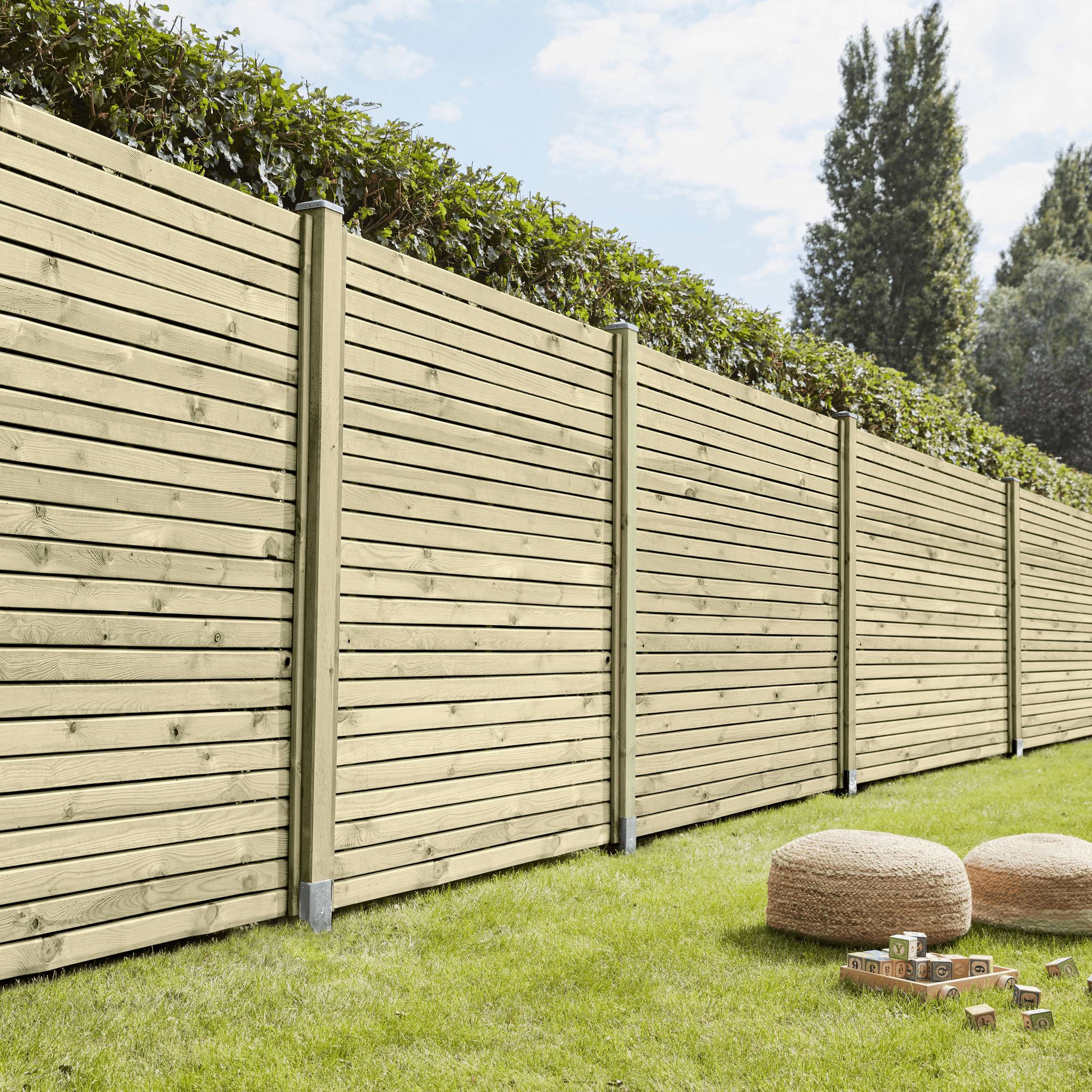 Cerland - Panneau En Kit Bois Naturel L 176 cm H 180 cm - Cerland - Imagen 7