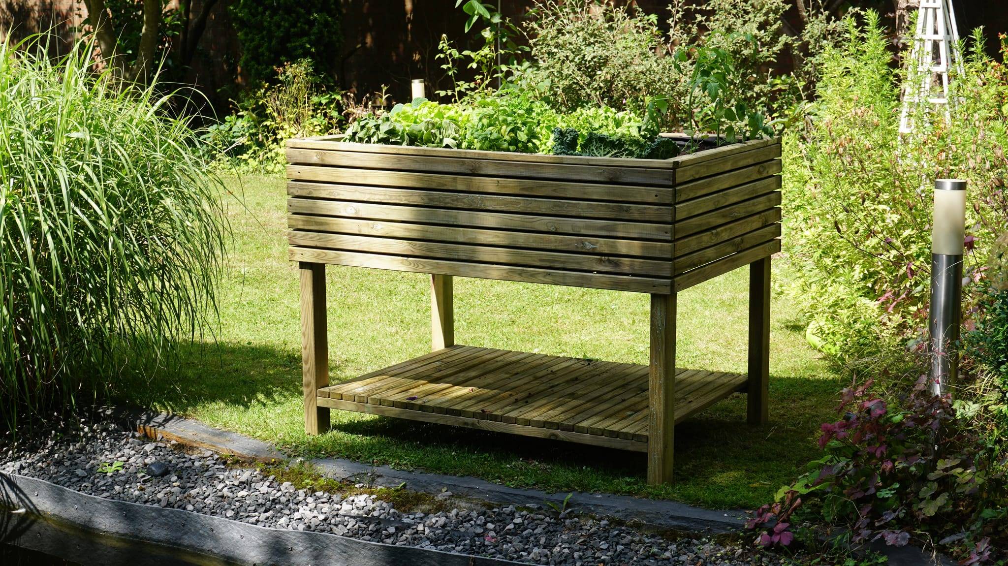 Cerland - Cuadrado de jardín HORIZON PAPRIKA 840x1150x870 mm - Imagen 2