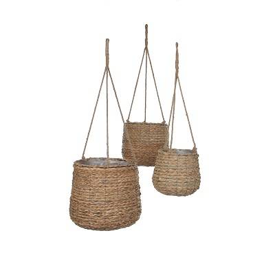 Panier Avalon à suspendre marron Ø.18 x H.70 cm