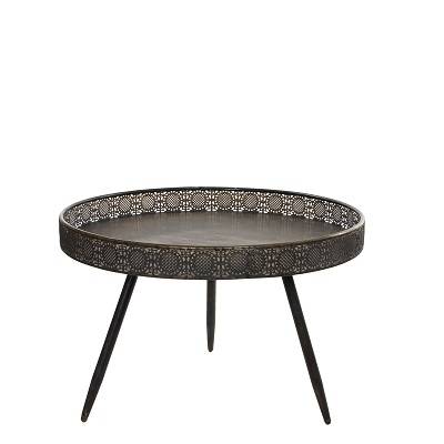 Lagune table ronde bronze -fer-Bronze- h45,5xd70cm