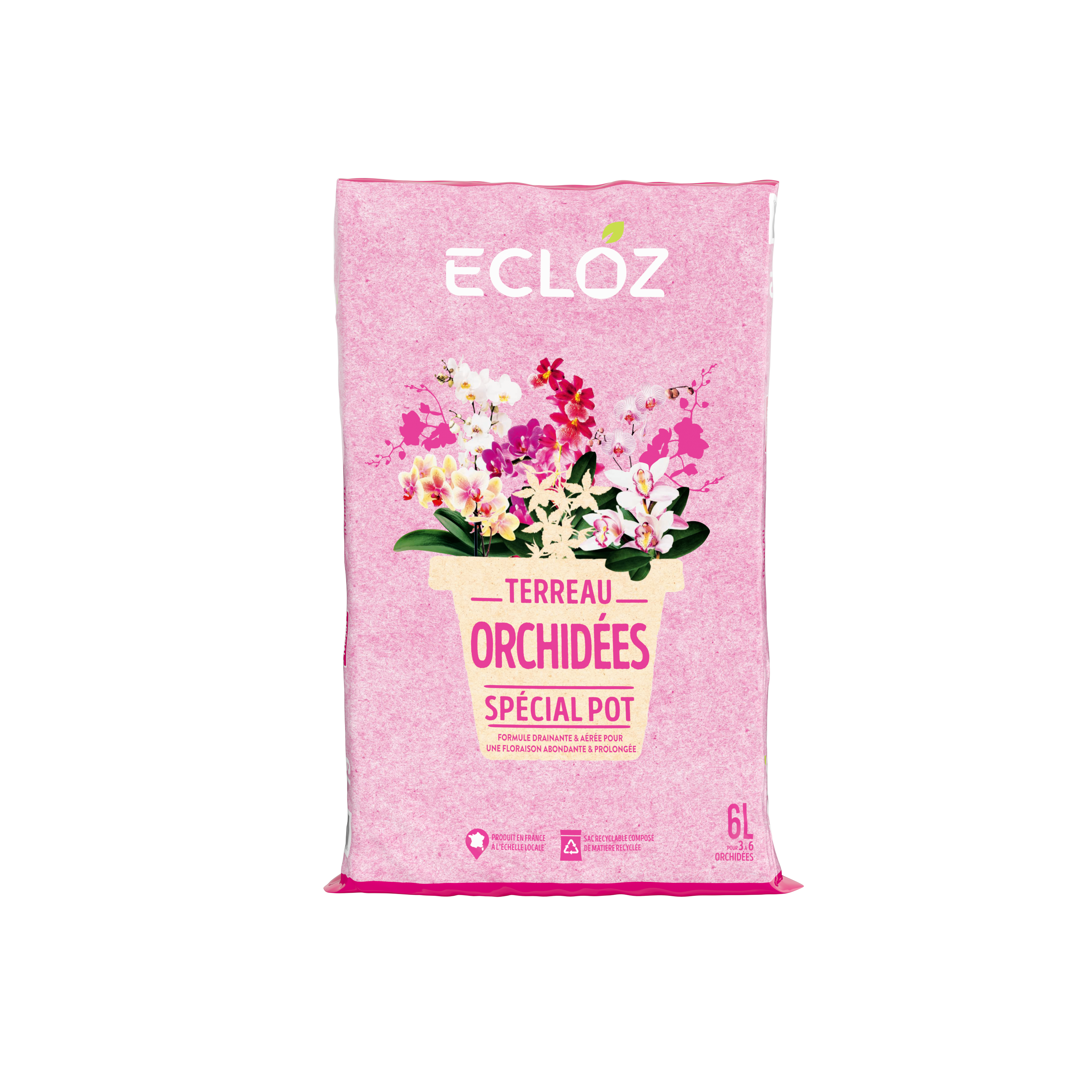 Ecloz - Terreau pour orchidées 6 L ECLOZ