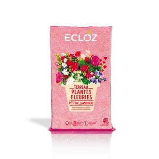 Ecloz - Terreau pour géraniums et plantes fleuries 40 L ECLOZ
