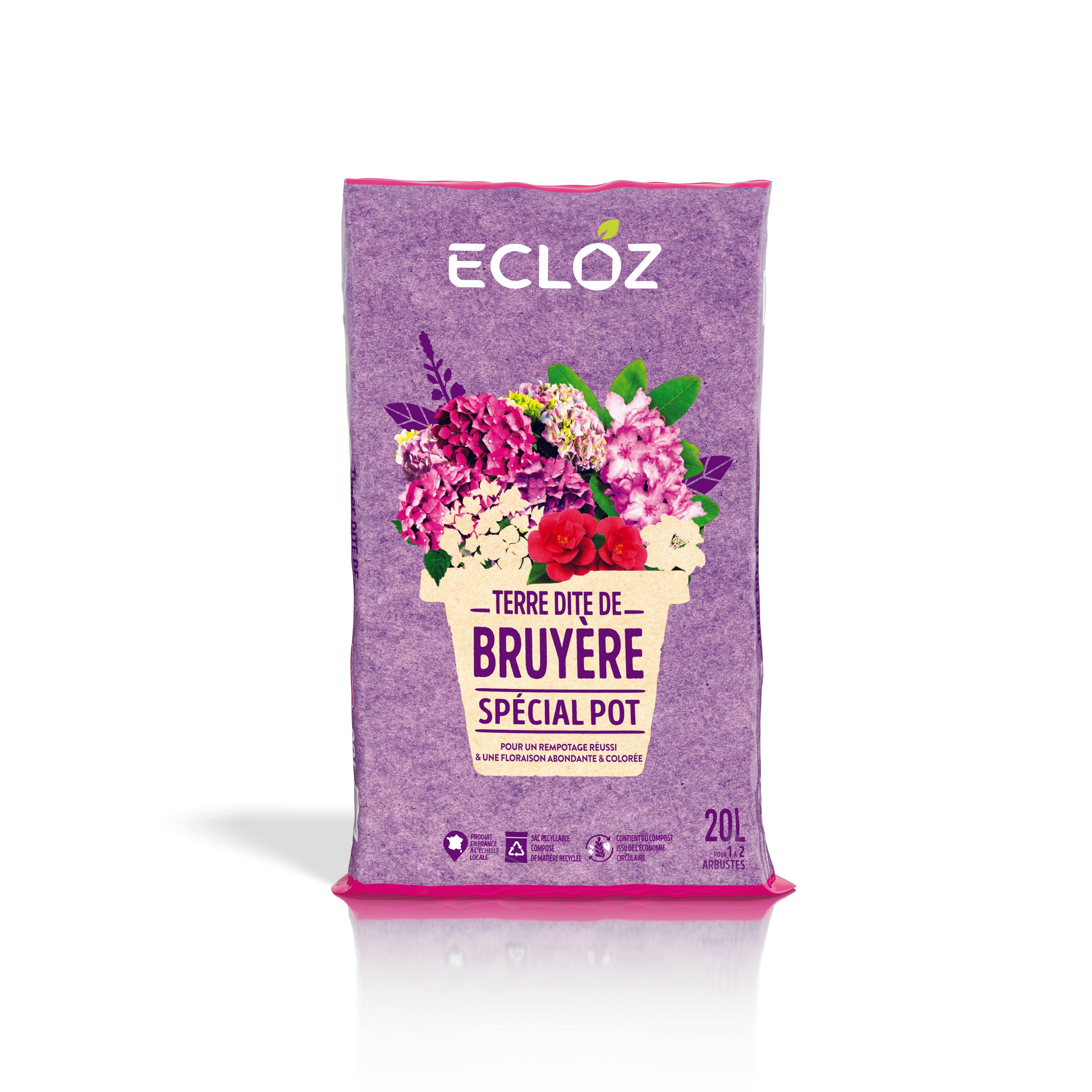 Ecloz - Terre dite de bruyère Spécial pot 20 L ECLOZ - Image 1