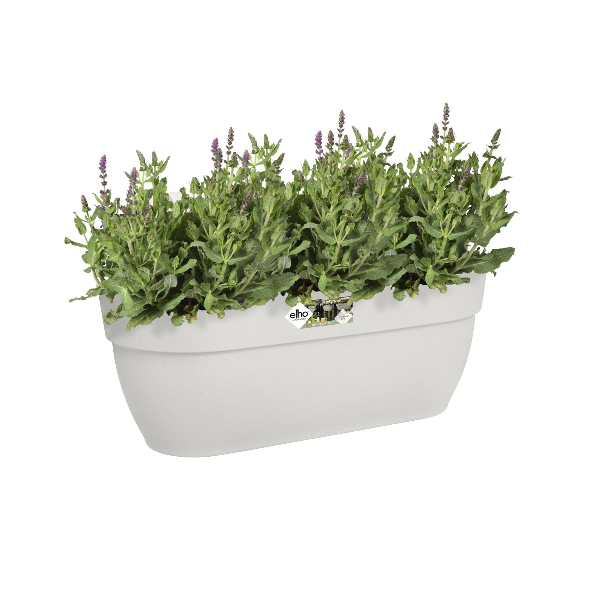 Elho - Elho - Vibia Easy Hanger L Blanc Soie L.46 x l.24,1 x H.26,5 cm - Imagen 2