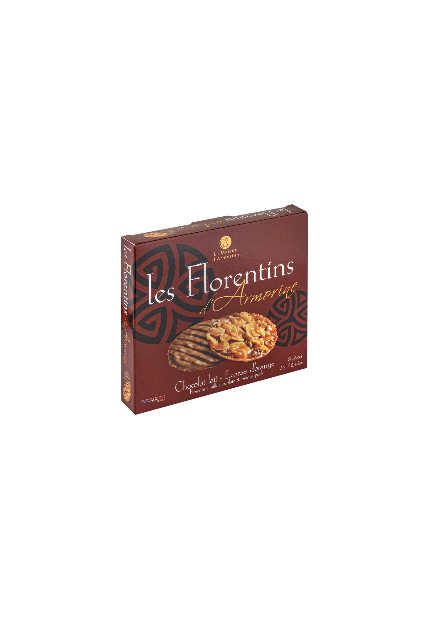La Maison d Armorine - Florentinos con chocolate con leche 70 g - La Maison d'Armorine - Imagen 2