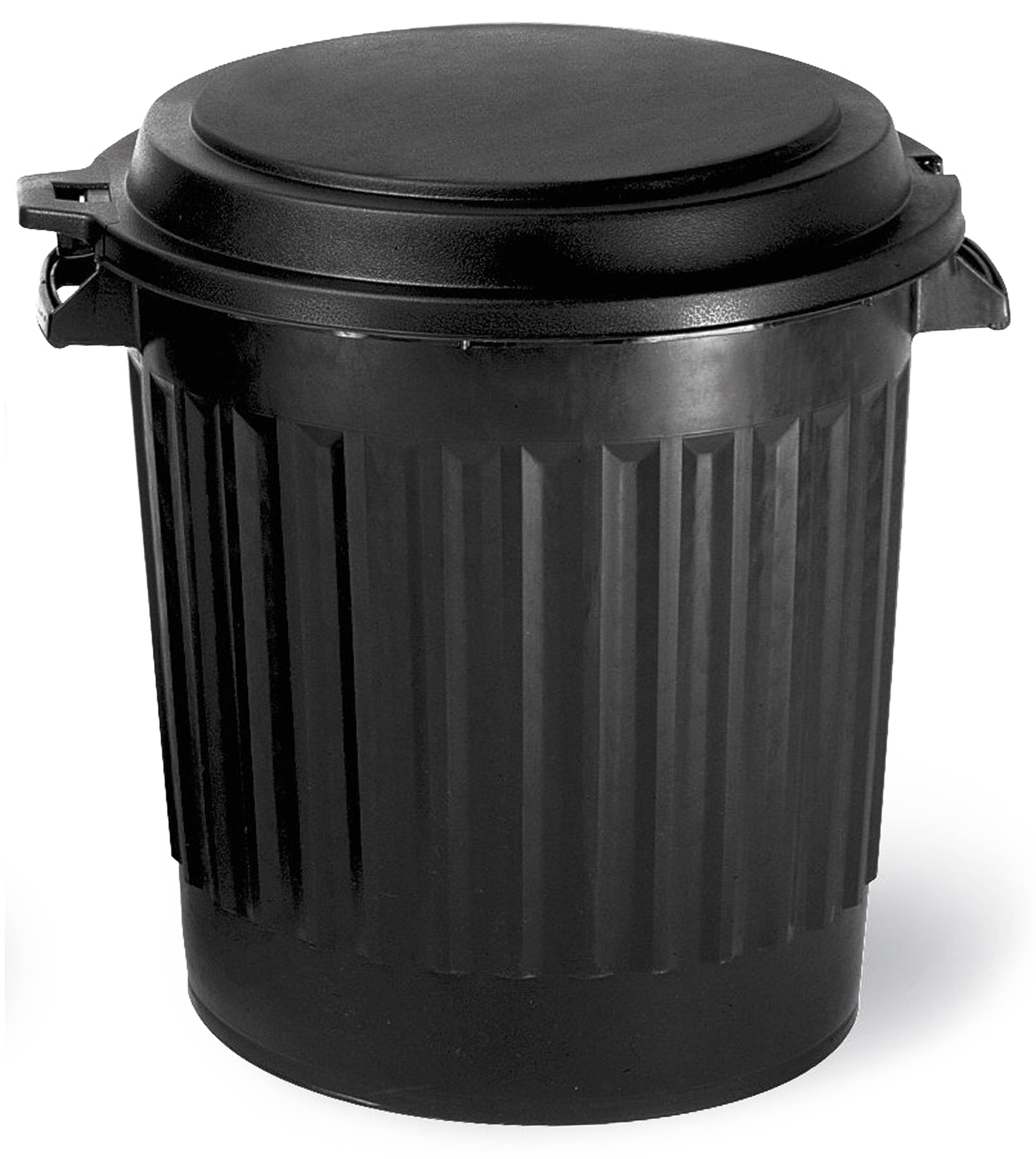Poubelle Immeuble Plastique Noir - EDA PLASTIQUES
