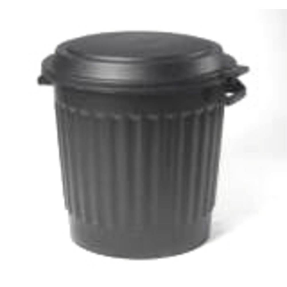 Poubelle Immeuble Plastique Noir - EDA PLASTIQUES - Image 2