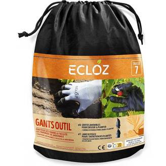 Ecloz - Gants de Jardinage outils avec griffe taille 10 - ECLOZ