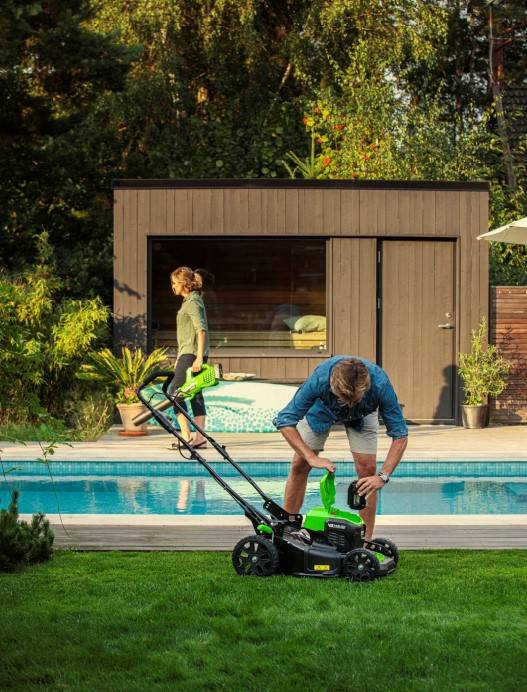 Greenworks - Tondeuse sur batterie 48V  batterie et chargeur inclus - GREENWORKS - Imagen 10
