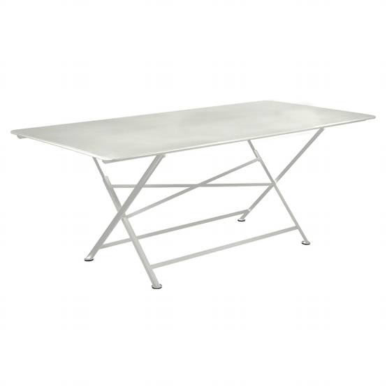 Table rectangulaire gris argile 10 personnes - FERMOB