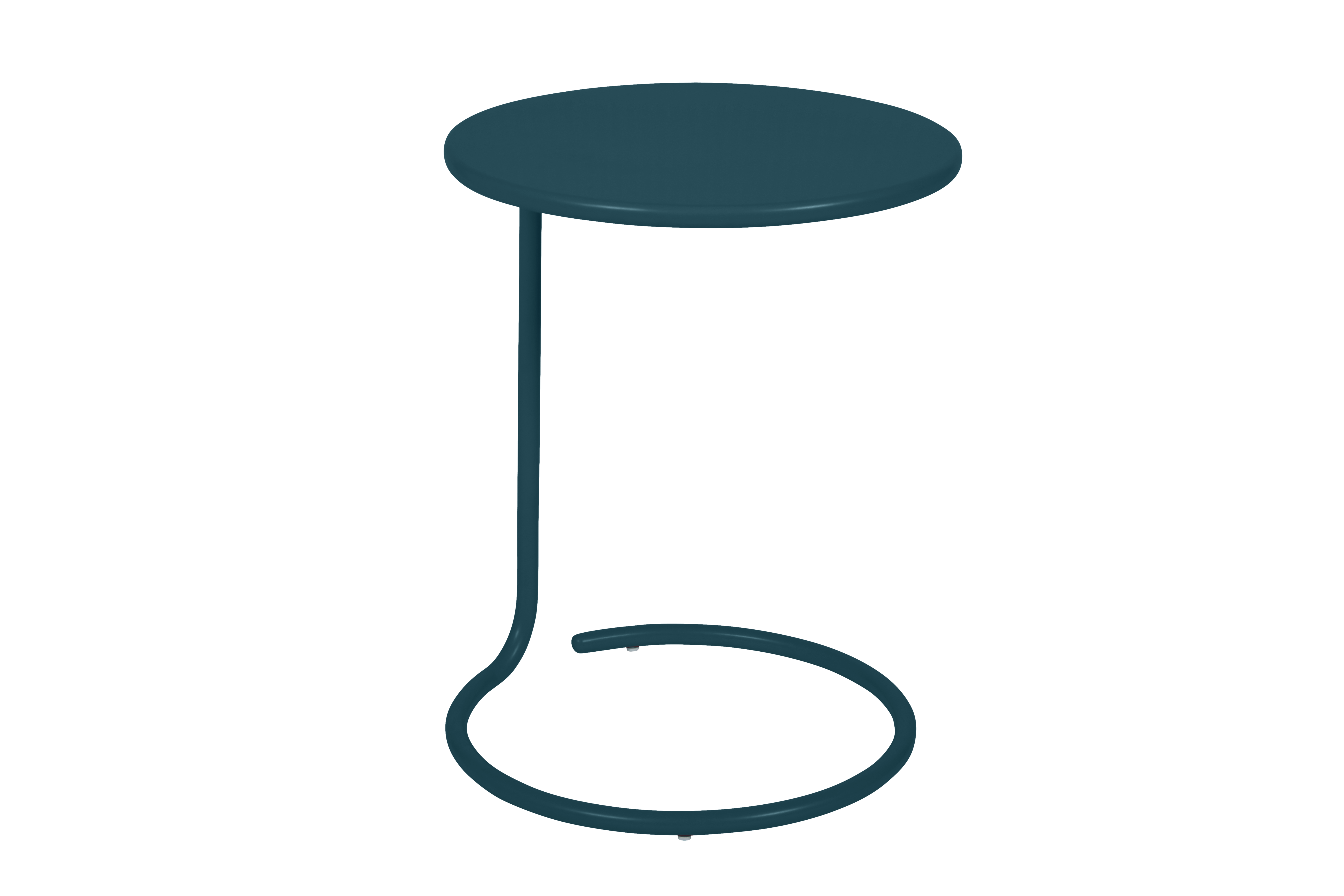 Fermob - Table d'appoint d'extérieur déporté acier bleu acapulco Coolside Fermob - Image 1