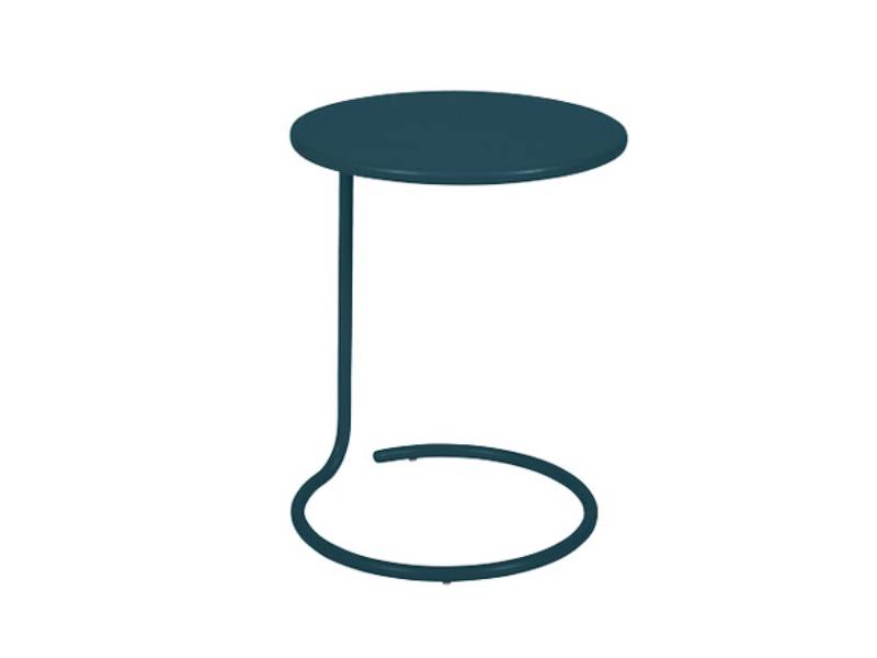 Fermob - Table d'appoint d'extérieur déporté acier bleu acapulco Coolside Fermob - Image 3