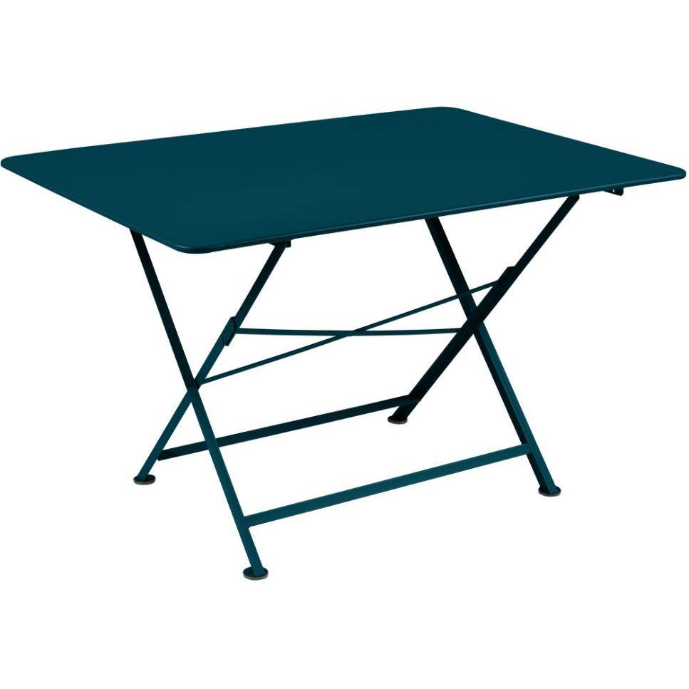 Fermob - Table de jardin rectangulaire pliante acier bleu acapulco 6 personnes Cargo Fermob - Imagen 4