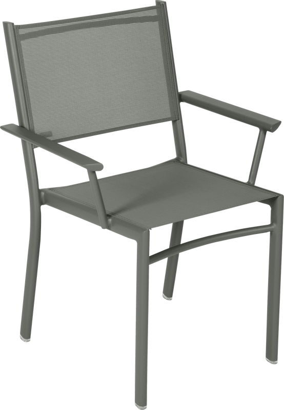 Fermob - Fauteuil de Jardin alu textilène romarin Costa Fermob