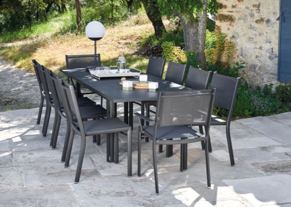 Table de jardin Fermob COSTA Alonge 160/240x90 - Romarin - Image 2